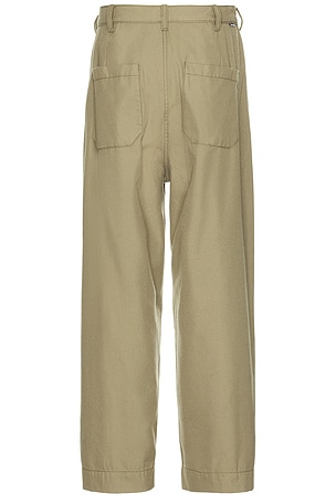 Obey Oliver Pleated Pants in Olive