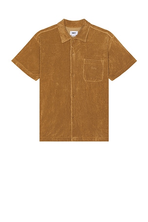Terry Cloth Button Up Shirt Obey