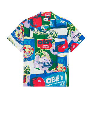 Fruit Cans Woven Shirt Obey