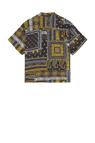 Obey Archie Woven Shirt in Navy