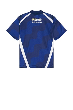 Obey Soccer Jersey in Blue