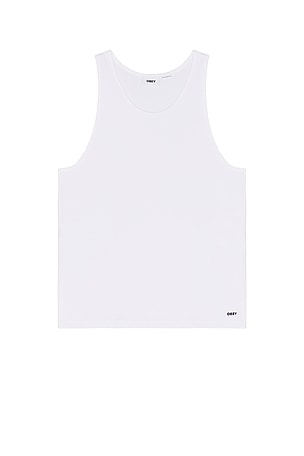 Obey Standard Rib Tank 2 Pack in White