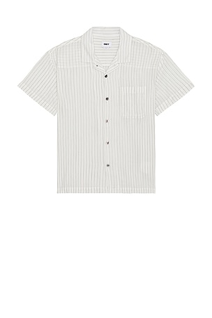 Donnie Sheer Striped Short Sleeve Shirt Obey