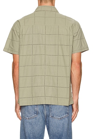 Obey Angelo Woven Shirt in Green