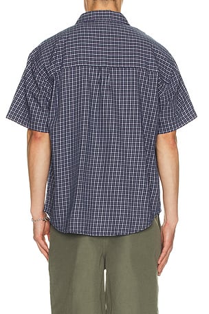 Obey Bigwig Ian Woven Shirt in Navy