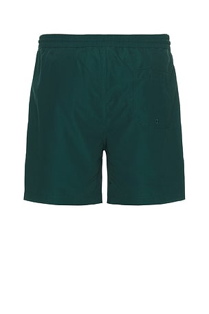Obey Easy Swim Shorts in Dark Green