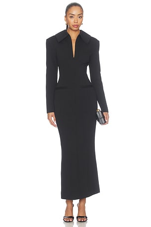 Zip Detail Midi Dress Odd Muse