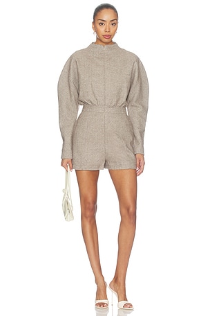 Wool Mix Tweed Playsuit Odd Muse
