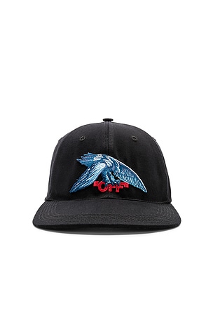 OFF-WHITE Eagle Cap in Black REVOLVE - Main Image