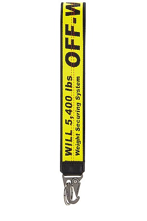 OFF-WHITE Classic Industrial Key Holder in Yellow & Black