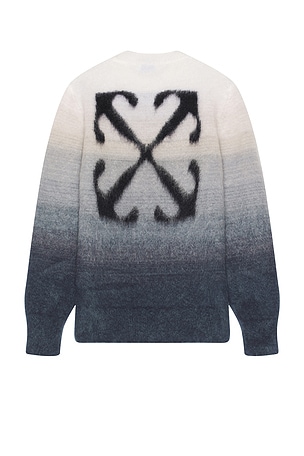 Mohair Arrow Gradient Knit OFF-WHITE