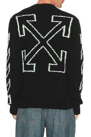 PULL FUZZY KNIT OFF-WHITE