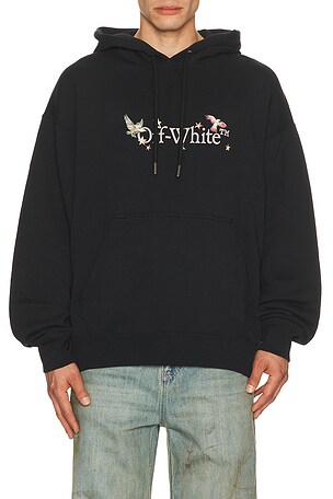 OFF-WHITE Dream Arrow Skate Hoodie in Black