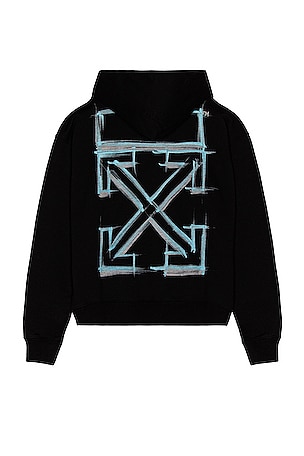 OFF WHITE SWEAT A CAPUCHE MARKER SKATE en Black REVOLVE