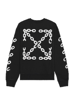 Off white black and white sweatshirt best sale