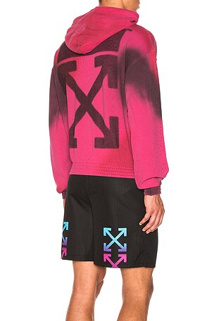 OFF-WHITE SPRAY パーカー - Fuchsia & Black | REVOLVE OFF-WHITE SPRAY パーカー - Fuchsia & Black | REVOLVE