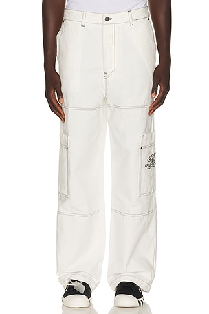 PANTALON CARGO SCRIPT OFF-WHITE