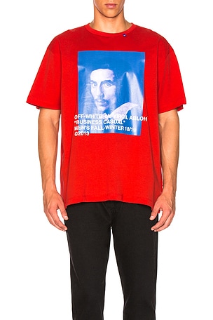 買取 公式 OFF WHITE RED BERNINI S/S T-SHIRT OFF-WHITE Bernini