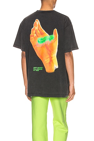 OFF WHITE Hand Logo Over Tee in Multi REVOLVE