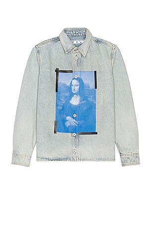 off white mona lisa blue