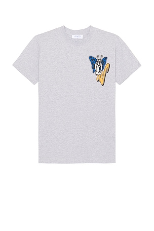 OFF-WHITE Gang Slim T-Shirt in Light Grey