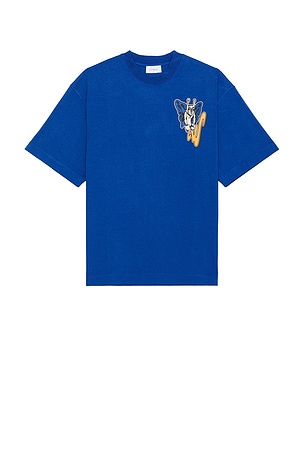 OFF-WHITE Gang Skate T-Shirt in Blue