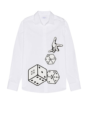 Dices Poplin Shirt OFF-WHITE