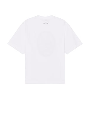 OFF-WHITE Fresco Oval Skate Short Sleeve Tee in White