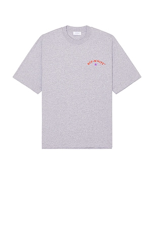 OFF-WHITE Star Arrow Skate Short Sleeve Tee in Grey