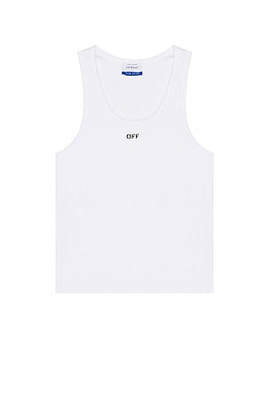 Off Stamp Rib Tank OFF-WHITE