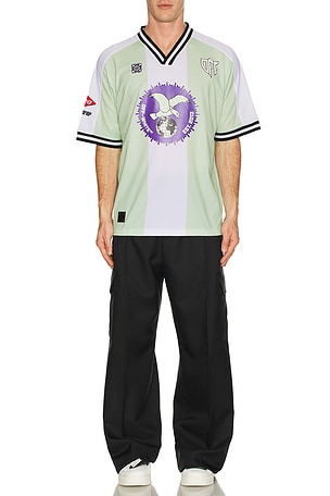Cap 23 Soccer Short Sleeve Tee OFF-WHITE