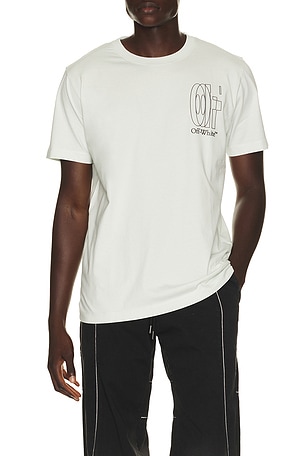 Double Arrow Slim Tee OFF-WHITE