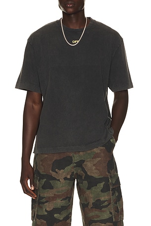 OFF-WHITE Fallen Angel Skate Tee in Black