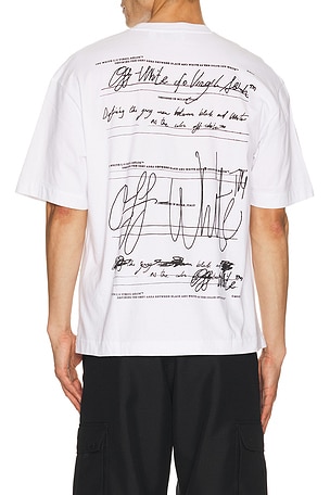 Stroke Skate Short Sleeve Tee OFF-WHITE