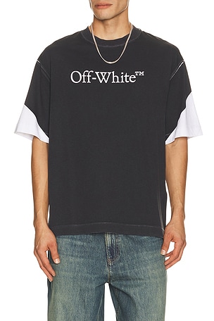 Negative Big Bookish Skate Short Sleeve Tee OFF-WHITE