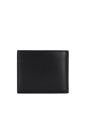 OFF-WHITE Jitney Quote Bifold Wallet in Black
