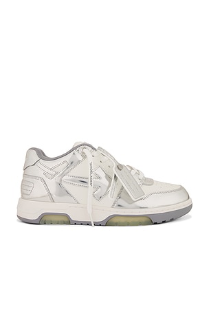 Out Of Office Mirror Leather Sneaker OFF-WHITE