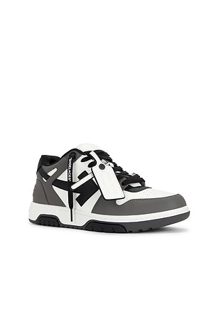 OFF-WHITE Out Of Office Calf Leather Sneaker in Grey