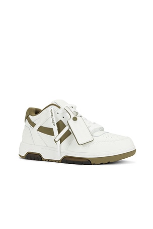 OFF-WHITE Out Of Office Calf Leather Sneaker in White