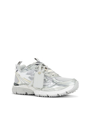 OFF-WHITE Be Right Back Mesh Sneaker in Grey. Size 44. Also