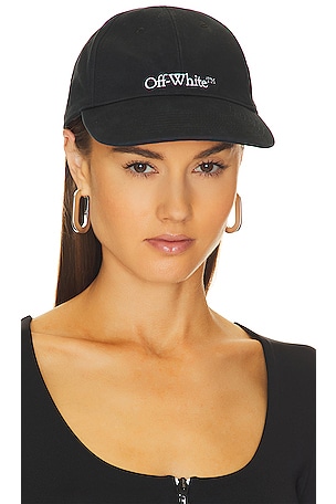 人気♦Off-White♦Bookish Dril ロゴキャップ OFF-WHITE Bookish Dril Baseball Cap