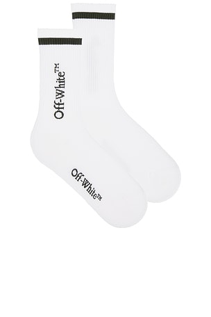 Bookish Calf Socks OFF-WHITE