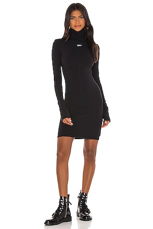 OFF-WHITE Second Skin Dress in Black \u0026 White | REVOLVE