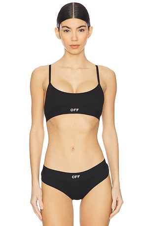 Off Rib Bralette OFF-WHITE