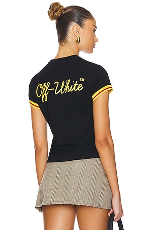 CAMISETA AJUSTADA COLLEGE OFF-WHITE