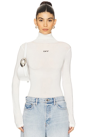 Off Stamp Second Skin Turtleneck OFF-WHITE