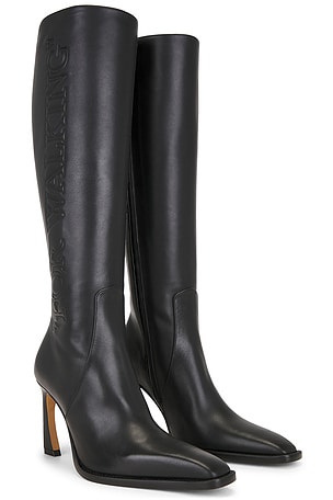 For Walking Loop Boot in Black OFF-WHITE