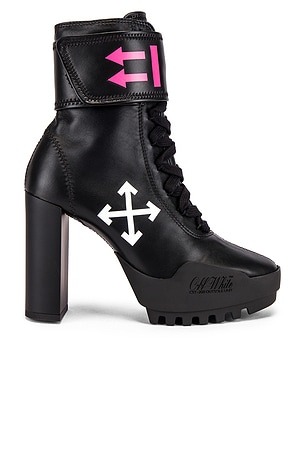 off white black moto wrap