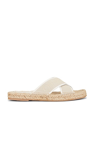 Criss Cross Espadrilles OFF-WHITE