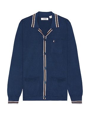 Collar Tipped Cardigan Original Penguin